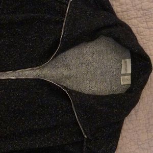 Chico’s Zynergy Black & Silver jacket size2